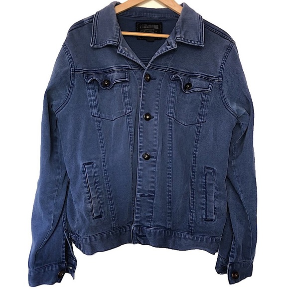 21men Other - Industry Trucker Jacket (Blue)